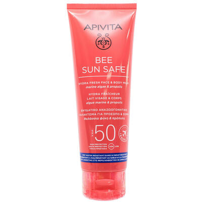 Молочко солнцезащитное Apivita Bee sun safe SPF 50 100 мл