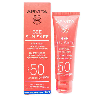 Гель-крем для лица Apivita Bee sun safe солнцезащитный SPF 50 50 мл