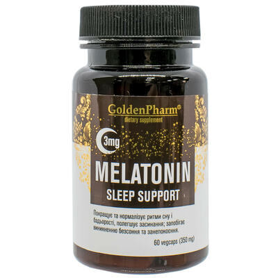 Golden Pharm Мелатонин капсулы по 3 мг №60