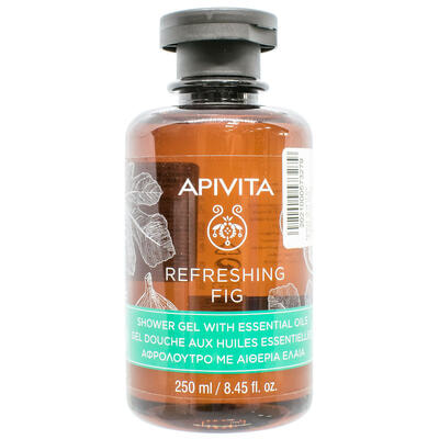 Гель для душа Apivita Refreshing Fig с эфирными маслами 250 мл