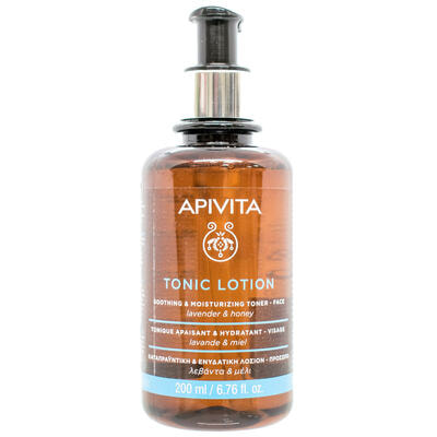 Лосьон для лица Apivita Tonic Lotion успокаивающий и увлажняющий с лавандой и мёдом 200 мл