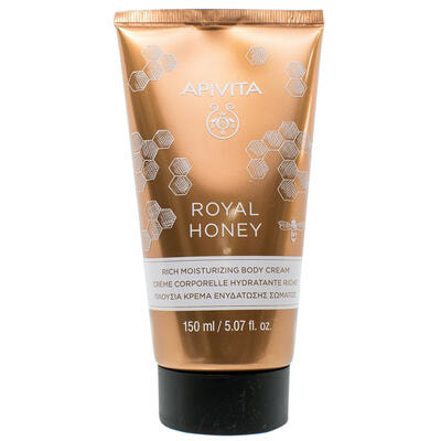 Крем для тела Apivita Royal Honey обогащенный, увлажняющий 150 мл