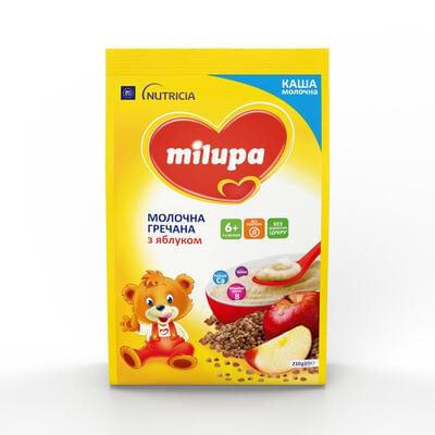 Каша молочна Milupa Гречана з яблуком з 6-ти місяців 210 г