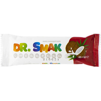 Батончик глазурований Dr. Smak з какао 40 г