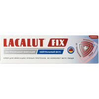 Крем для фіксації зубних протезів Lacalut Fix нейтральний смак 40 г