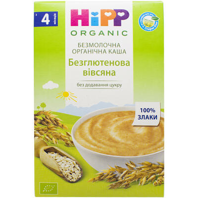 Каша безмолочна Hipp вівсяна безглютенова органічна 200 г