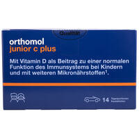 Ортомол Джуніор С плюс зі смаком лісових ягід, апельсина та мандарину таблетки жув. курс 14 днів №14