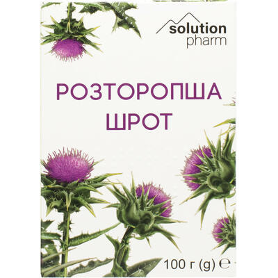 Расторопша шрот 100 г (коробка с внутр. пакетом)