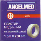 Пластырь медицинский Angelmed на шелковой основе 1 см х 250 см 1 шт.