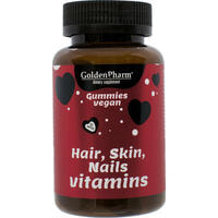 Витамины для волос, кожи, ногтей Golden Pharm мармелад жев. №60 (флакон)