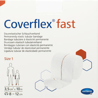 Бинт постійно еластичний Coverflex Fast Розмір 1 трубчастий 3,5 см х 10 м