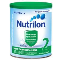 Суміш суха молочна Nutrilon Кисломолочний 2 з 6 місяців 400 г NEW