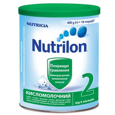 Суміш суха молочна Nutrilon Кисломолочний 2 з 6 місяців 400 г NEW