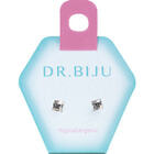 Серьги Dr.Biju Квадрат 4,0 мм хрусталь