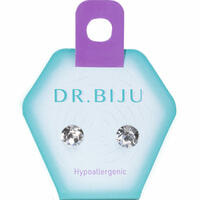 Сережки Dr.Biju Сіріус 7,1 мм кришталь