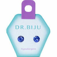 Сережки Dr.Biju Сіріус 7,1 мм сапфір