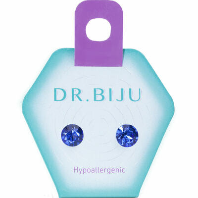 Сережки Dr.Biju Сіріус 7,1 мм сапфір