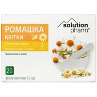 Ромашки цветки Solution Pharm по 1,2 г №20 (фильтр-пакеты)
