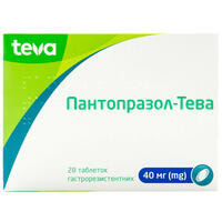 Пантопразол-Тева таблетки по 40 мг №28 (блістер)