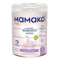 Суміш суха молочна Мамако 2 Premium адаптована на основі козячого молока від 6 до 12 місяців 800 г NEW