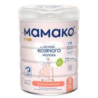 Смесь сухая молочная Мамако 3 Premium адаптированная на основе козьего молока с 12 месяцев 800 г NEW
