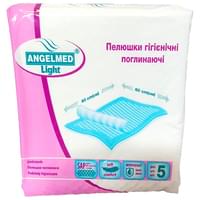 Купить Пеленки гигиенические впитывающие Angelmed light 60 см x 90 см 5 шт. Пеленки гигиенические впитывающие Angelmed light 60 см x 90 см 5 шт.