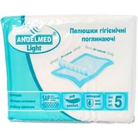 Купити Пелюшки гігієнічні поглинаючі Angelmed light 60 см x 60 см 5 шт. Пелюшки гігієнічні поглинаючі Angelmed light 60 см x 60 см 5 шт.