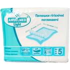 Пеленки гигиенические впитывающие Angelmed light 60 см x 60 см 5 шт.