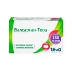 Купить Валсартан-Тева таблетки по 160 мг №30 (3 блистера х 10 таблеток) Валсартан-Тева таблетки по 160 мг №30 (3 блистера х 10 таблеток)