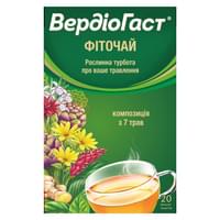 Фіточай Вердіогаст по 1,5 г №20 (фільтр-пакети)