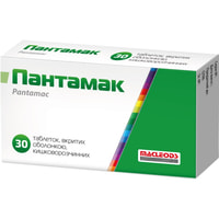 Пантамак таблетки по 40 мг №30 (3 блистера х 10 таблеток)