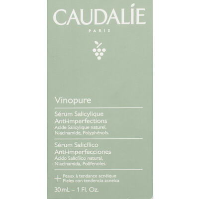 Сироватка для обличчя Caudalie Vinopure Vegan Контроль недоліків для проблемної шкіри 30 мл