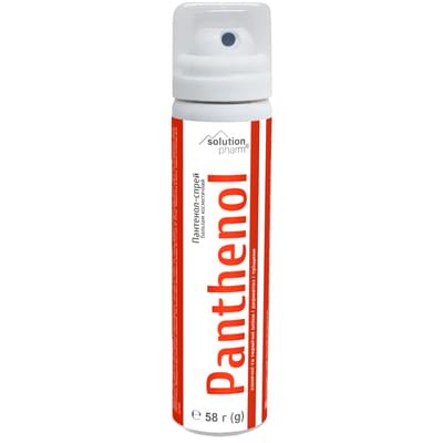 Пантенол Solution Pharm спрей по 58 г (балон)