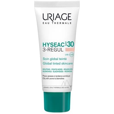 Крем для лица Uriage Hyseac 3-Regul SPF 30 универсальный тональный для жирной и проблемной кожи 40 мл