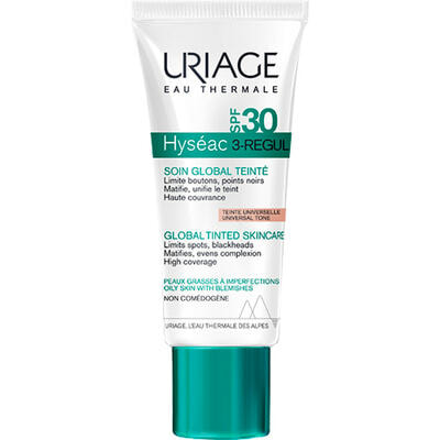 Крем для обличчя Uriage Hyseac 3-Regul універсальний тональний для жирної та проблемної шкіри SPF 30 40 мл