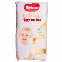 Підгузки-трусики Huggies Elite Soft размір 4, 9-14 кг, 42 шт.