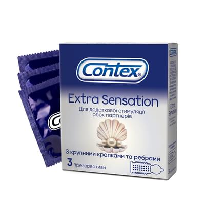 Презервативы Contex Extra Sensation 3 шт.