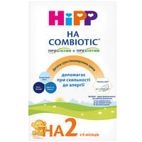 Суміш суха молочна Hipp Combiotic НА 2 гіпоалергенна з 6 місяців 350 г