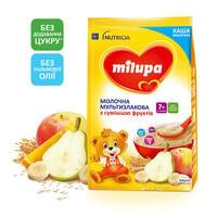Каша молочная Milupa Мультизлаковая с фруктами с 7-ми месяцев 210 г