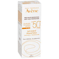 Молочко Avene солнцезащитное минеральное для чувствительной кожи SPF50+ 100 мл