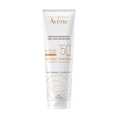Молочко сонцезахисне Avene SPF 50+ мінеральне для чутливої шкіри 100 мл