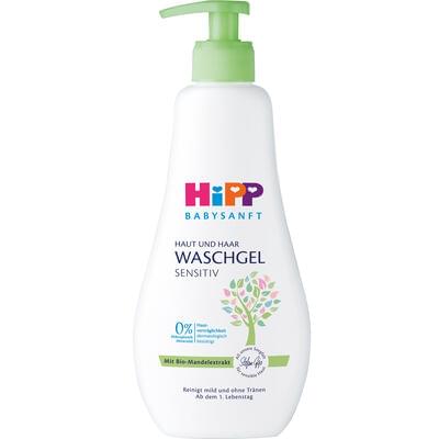 Гель для купания Hipp Baby Sanft для тела и волос детский 400 мл