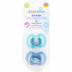 Пустушка латексна Baby-Nova ортодонтична з кільцем розмір 1, з народження до 6 місяців, 2 шт.