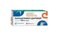 Парацетамол-Дарница таблетки по 500 мг №10 (блистер)