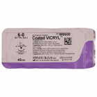 Шовний матеріал що розсмоктується Вікрил W9500 USP 6/0, зворотньо-ріжуча голка 11 мм 3/8, довжина 45 см