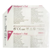 Пов`язка адгезивна 3М Medipore + Pad для закриття ран 6 см х 10 см 1 шт.