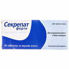 Купить Секрепат форте со вкусом аниса таблетки жев. №50 (5 блистеров х 10 таблеток) Секрепат форте со вкусом аниса таблетки жев. №50 (5 блистеров х 10 таблеток)