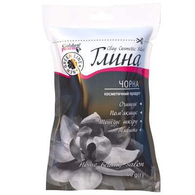 Глина черная Golden Pharm косметическая 60 г