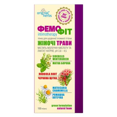 Пенка для интимной гигиены Фемофит без мыла 150 мл