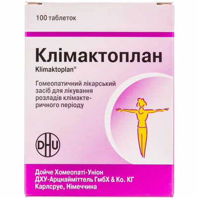 Климактоплан Дойче Хомеопати-Унион Дху-Арцнаймиттель таблетки №100 (5 блистеров х 20 таблеток)